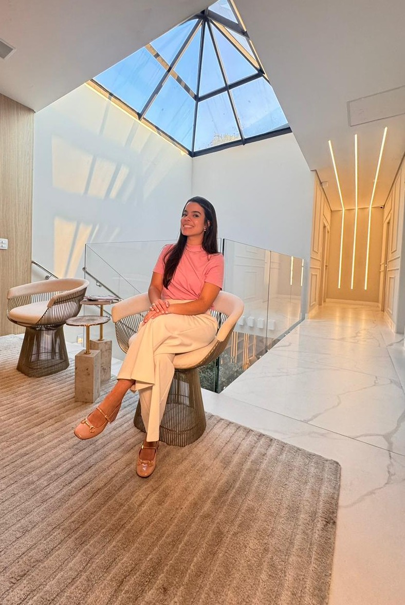 Sofia Campos na clínica